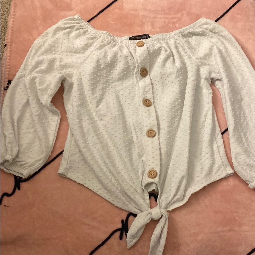 Xtraordinary White Off-Shoulder Top